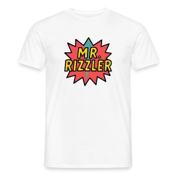 Mr Rizzler  - Men's T-Shirt - white - Front - AI Model Male 178 dark (178cm)