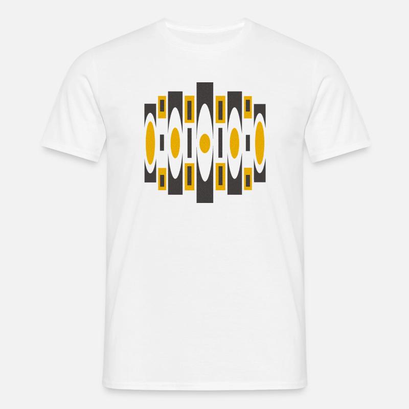 Psychedelic pattern by Cean - Men's T-Shirt - white