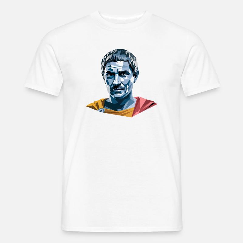 Caesar - Cool History Logo - Men's T-shirt - white