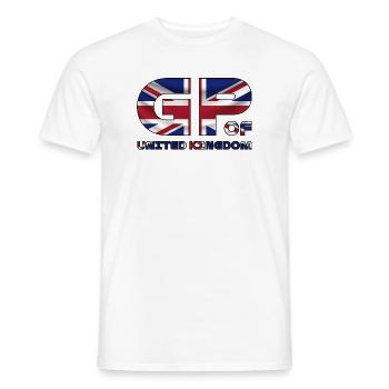 united_kingdom_gp - T-shirt homme - blanc - Devant - AI Model Male 178 dark (178cm)