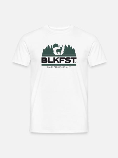 BLKFST Mein Schwarzwald - Black Forest Germany - Männer T-Shirt - Weiß