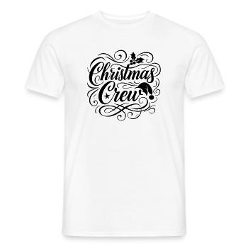 Weihnachts Crew Weihnachten X-Mas - Männer T-Shirt - Weiß - Vorne - AI Model Male 178 dark (178cm)