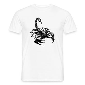 Scorpio black - Men's T-Shirt - white - Front - AI Model Male 178 dark (178cm)