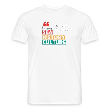 Geschichte - Männer T-Shirt - Weiß - Vorne - AI Model Male 178 dark (178cm)