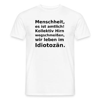 Une nouvelle ère s’est ouverte ! - T-shirt homme - blanc - Devant - AI Model Male 178 dark (178cm)
