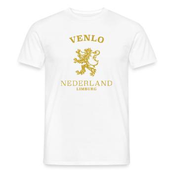 Venlo Nederland, Países Bajos - Camiseta hombre - blanco - delante - AI Model Male 178 dark (178cm)
