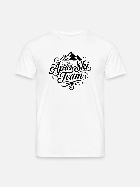 Après Ski Team Mountains - Men's T-Shirt - white