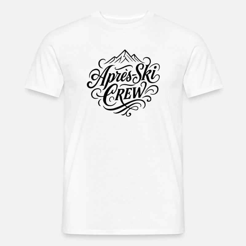 Apres Ski Crew - Männer T-Shirt - Weiß