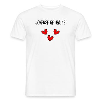 RUHESTAND. KOLLEGE. RUHESTAND. PENSIONIERT. RUHESTAND. - Männer T-Shirt - Weiß - Vorne - AI Model Male 178 dark (178cm)