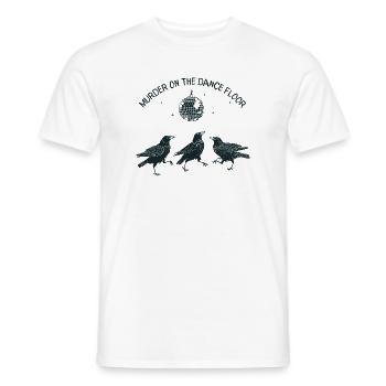 Meurtre sur la piste de danse Corbeaux - T-shirt homme - blanc - Devant - AI Model Male 178 dark (178cm)
