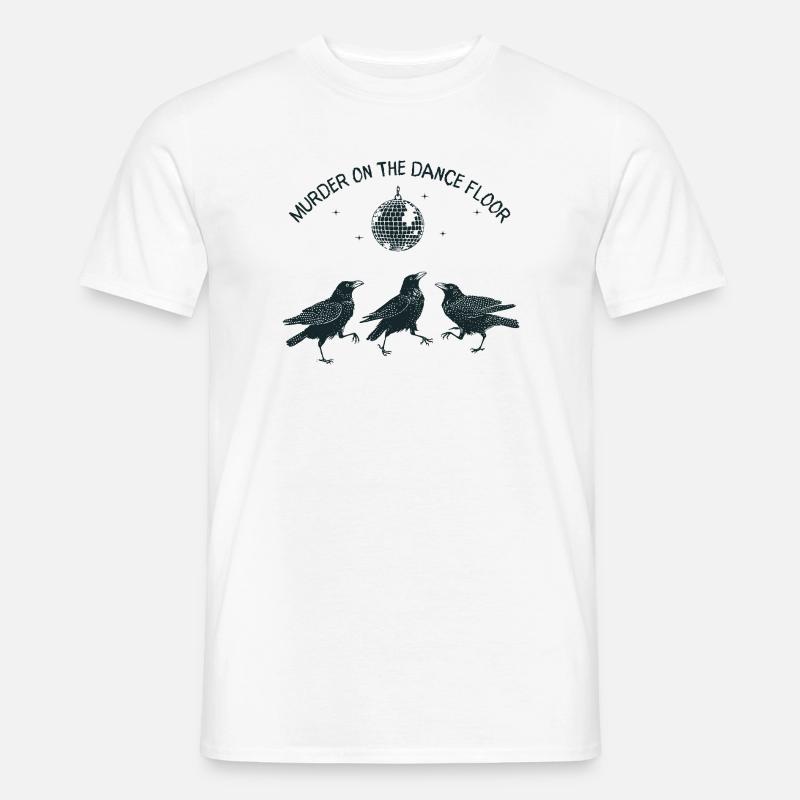 Murder on the Dance Floor Crows - Men’s T-shirt - white