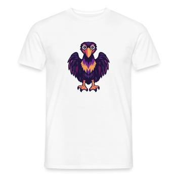 Harpy Bird Halloween Comic Funny - Men's T-Shirt - white - Front - AI Model Male 178 dark (178cm)