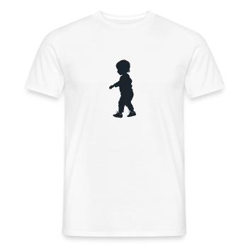 Bébé - Logo Cool Silhouette - T-shirt homme - blanc - Devant - AI Model Male 178 dark (178cm)