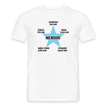 Niendorf Urlaub Küste Ostsee Timmendorfer Strand - Männer T-Shirt - Weiß - Vorne - AI Model Male 178 dark (178cm)