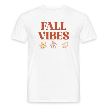 Fall Vibes - Men's T-Shirt - white - Front - AI Model Male 178 dark (178cm)
