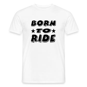 motocyclette - T-shirt homme - blanc - Devant - AI Model Male 178 dark (178cm)