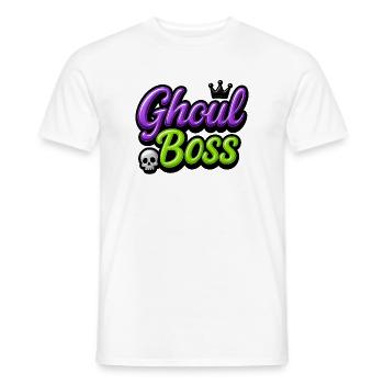 Ghoul Chef / Y2K Halloween Design - Men's T-Shirt - white - Front - AI Model Male 178 dark (178cm)
