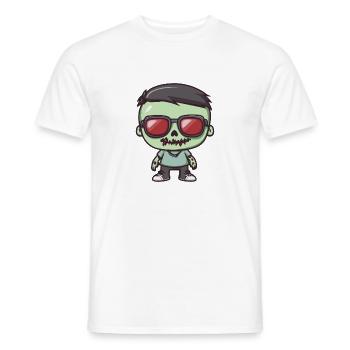 Zombie Halloween - T-shirt homme - blanc - Devant - AI Model Male 178 dark (178cm)