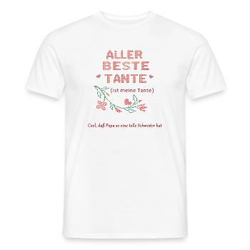 Tous Meilleure Tante - T-shirt homme - blanc - Devant - AI Model Male 178 dark (178cm)