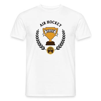 Air Hockey Sieger Air Hockeyer Spieler Team Sieg - Männer T-Shirt - Weiß - Vorne - AI Model Male 178 dark (178cm)