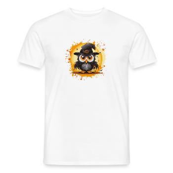 Noctambule Sorcier Halloween - T-shirt homme - blanc - Devant - AI Model Male 178 dark (178cm)