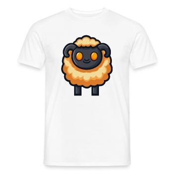 Schaf Halloween Zombie - Männer T-Shirt - Weiß - Vorne - AI Model Male 178 dark (178cm)
