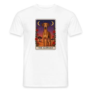 Azawakh - T-shirt homme - blanc - Devant - AI Model Male 178 dark (178cm)