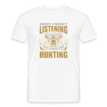 Cadeaux de chasseur Chasse Chasse Examen de chasseur - T-shirt homme - blanc - Devant - AI Model Male 178 dark (178cm)