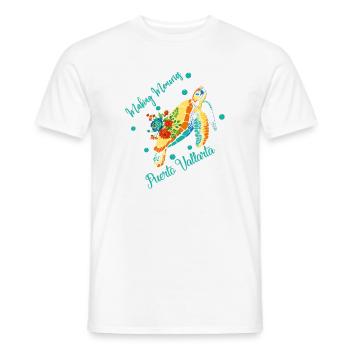 making memories Puerto Vallarta Vacation Souvenir  - Men's T-Shirt - white - Front - AI Model Male 178 dark (178cm)