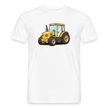 Traktor - Männer T-Shirt - Weiß - Vorne - AI Model Male 178 dark (178cm)