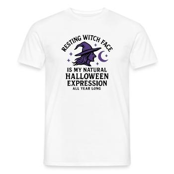 Halloween - Witch - Men's T-Shirt - white - Front - AI Model Male 178 dark (178cm)