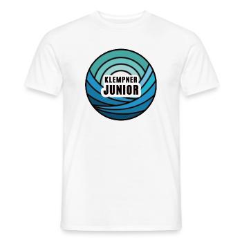 Klempner Junior Kind Azubi Nachwuchs Nachfolger - Männer T-Shirt - Weiß - Vorne - AI Model Male 178 dark (178cm)