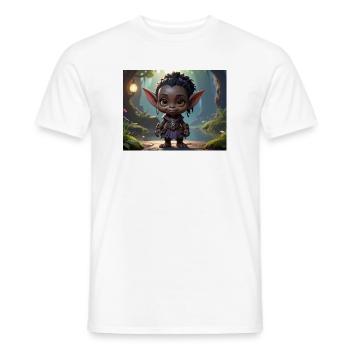 Forest Goblin in Duskwood - Men's T-Shirt - white - Front - AI Model Male 178 dark (178cm)