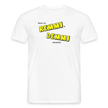 Remmi Demmi - T-shirt homme - blanc - Devant - AI Model Male 178 dark (178cm)