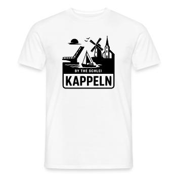 Kappeln Schlei SH Schleswig Holstein Silhouette - Männer T-Shirt - Weiß - Vorne - AI Model Male 178 dark (178cm)