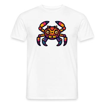 Krebs Krabbe Halloween Zombie - Männer T-Shirt - Weiß - Vorne - AI Model Male 178 dark (178cm)