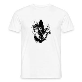 Surfing Energetic Surfer Design Surfing - Men's T-Shirt - white - Front - AI Model Male 178 dark (178cm)