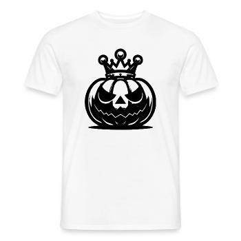 Pumpkin King - Men's T-Shirt - white - Front - AI Model Male 178 dark (178cm)