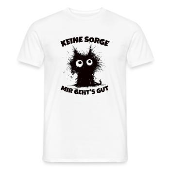 It´s Fine I´m Fine Everything Is Fine - Männer T-Shirt - Weiß - Vorne - AI Model Male 178 dark (178cm)