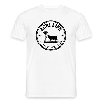 Agrilife - Männer T-Shirt - Weiß - Vorne - AI Model Male 178 dark (178cm)