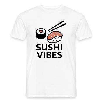 Sushi vibes - Men's T-Shirt - white - Front - AI Model Male 178 dark (178cm)