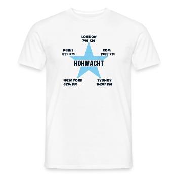 Hohwacht Urlaub Ostsee Küste Hohwachter Bucht - Männer T-Shirt - Weiß - Vorne - AI Model Male 178 dark (178cm)