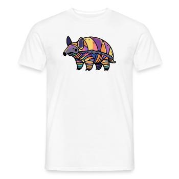 Armadillo Zombie Halloween Zombie - Men's T-Shirt - white - Front - AI Model Male 178 dark (178cm)