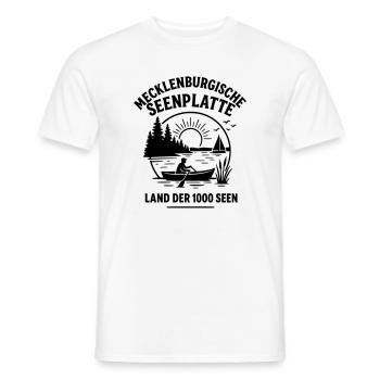 mecklenburgische seenplatte - Männer T-Shirt - Weiß - Vorne - AI Model Male 178 dark (178cm)