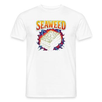 Algenrollen Nori Lieblingsessen Seltsame 90er Seet - Männer T-Shirt - Weiß - Vorne - AI Model Male 178 dark (178cm)