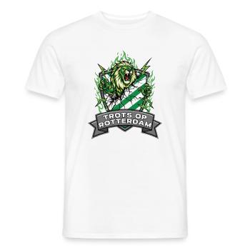 Proud of Rotterdam - Men's T-Shirt - white - Front - AI Model Male 178 dark (178cm)