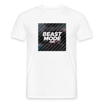 Beast Mod... One - Men's T-Shirt - white - Front - AI Model Male 178 dark (178cm)