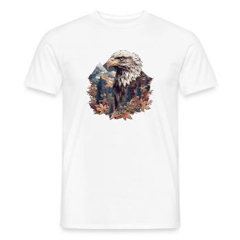 Adler - Männer T-Shirt - Weiß - Vorne - AI Model Male 178 dark (178cm)