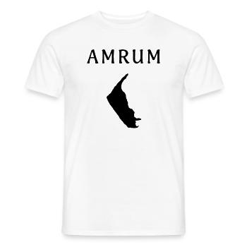 Amrum – North Sea for you - Men's T-Shirt - white - Front - AI Model Male 178 dark (178cm)