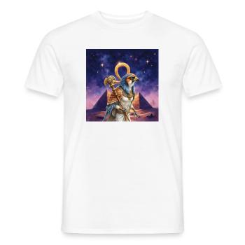 Pharaoh Warrior Bird - Men's T-Shirt - white - Front - AI Model Male 178 dark (178cm)